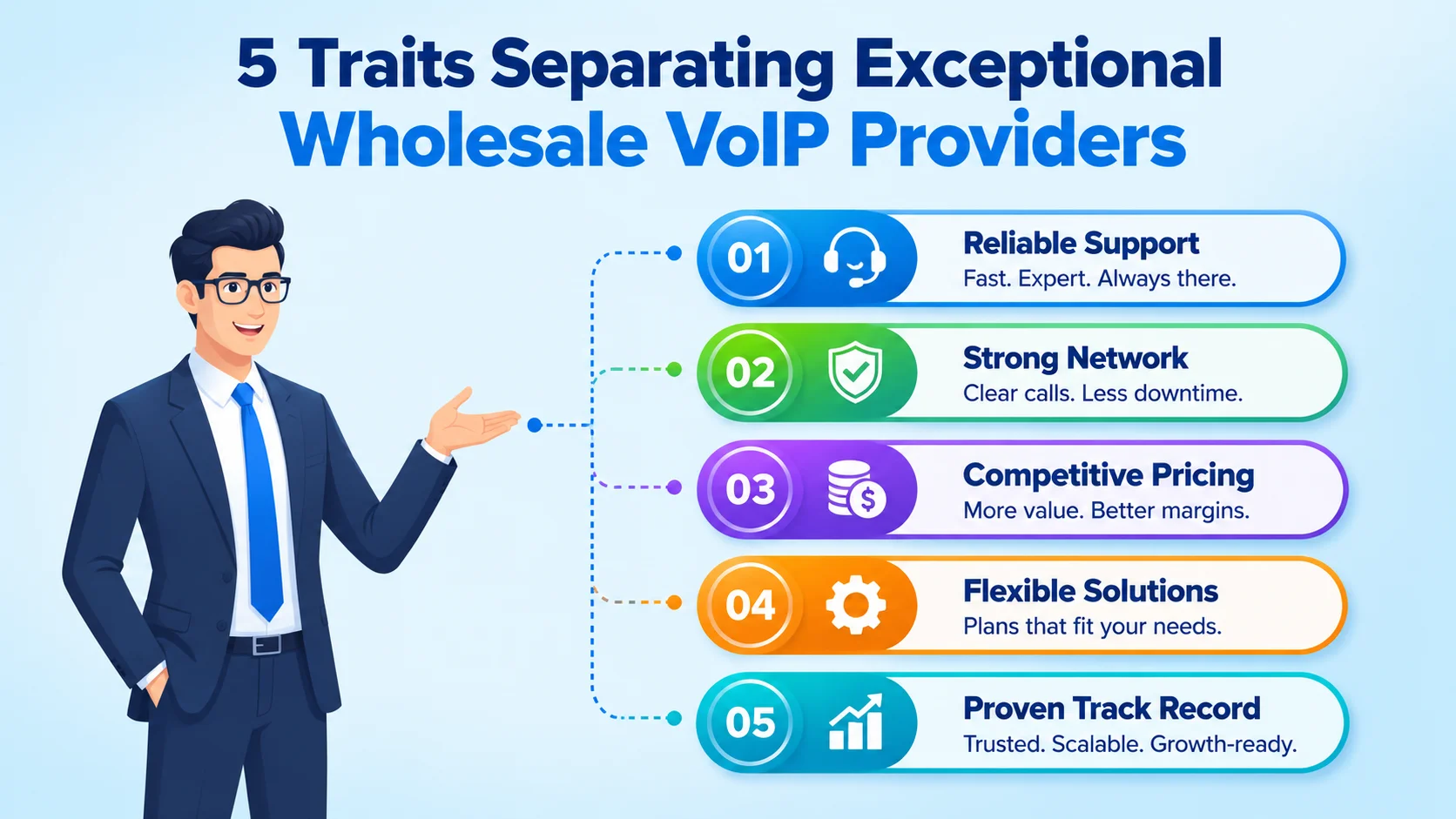 5 Traits Separating Exceptional Wholesale VoIP Providers