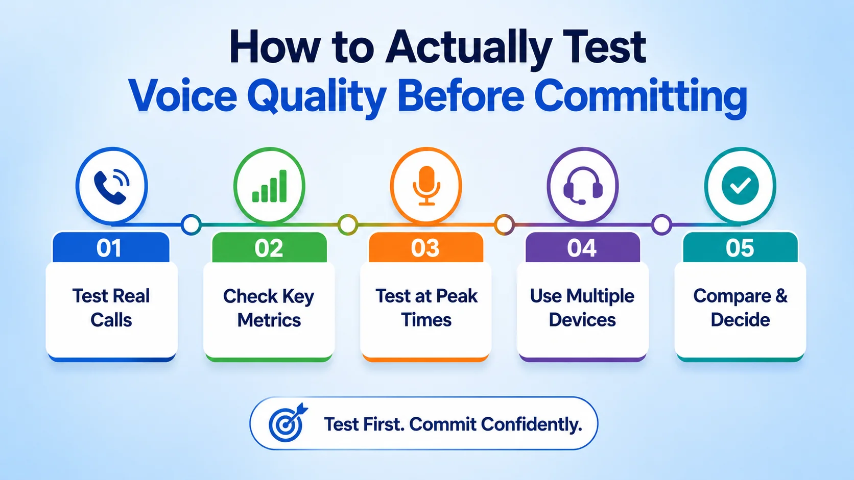 How to Actually Test Voice Quality Before Committing