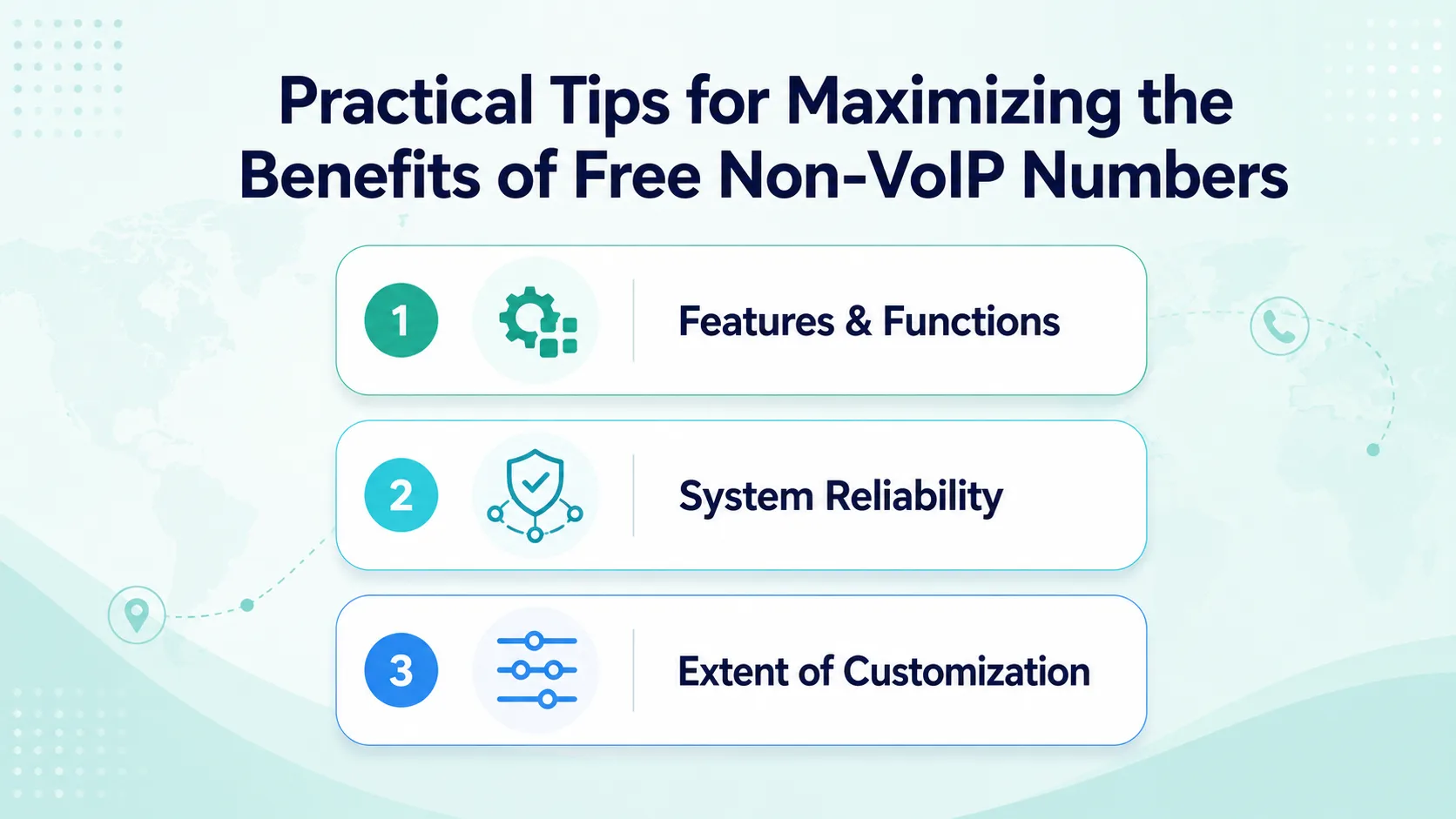 Practical Tips for Maximizing the Benefits of Free Non-VoIP Numbers