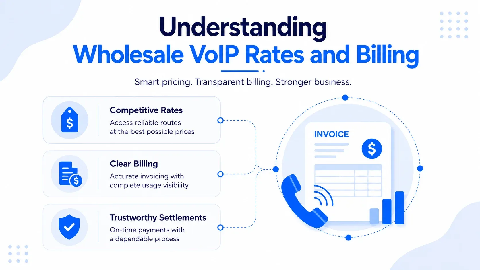 Understanding wholesale VoIP rates and billing