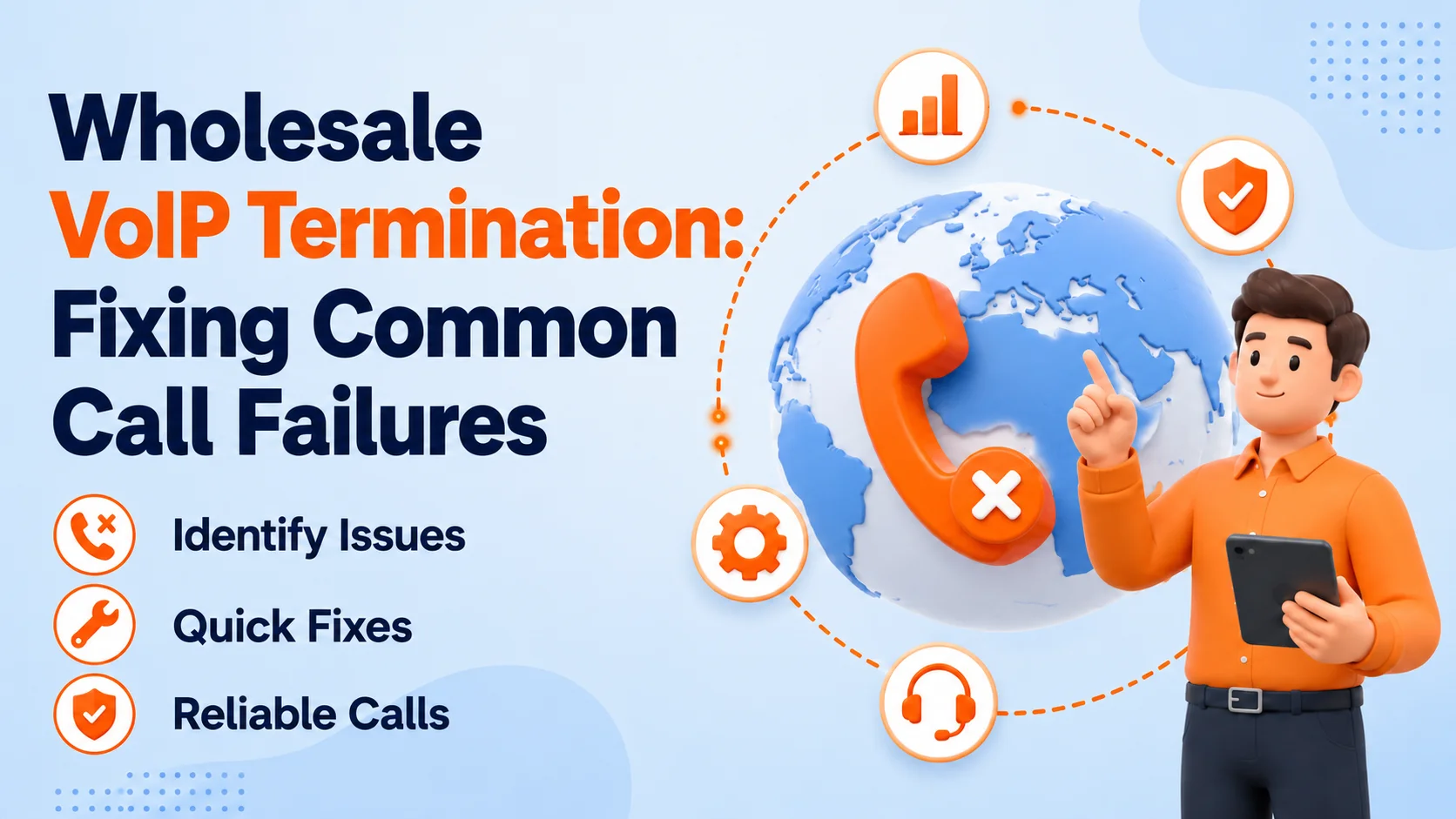 Wholesale VoIP Termination: Fixing Common Call Failures