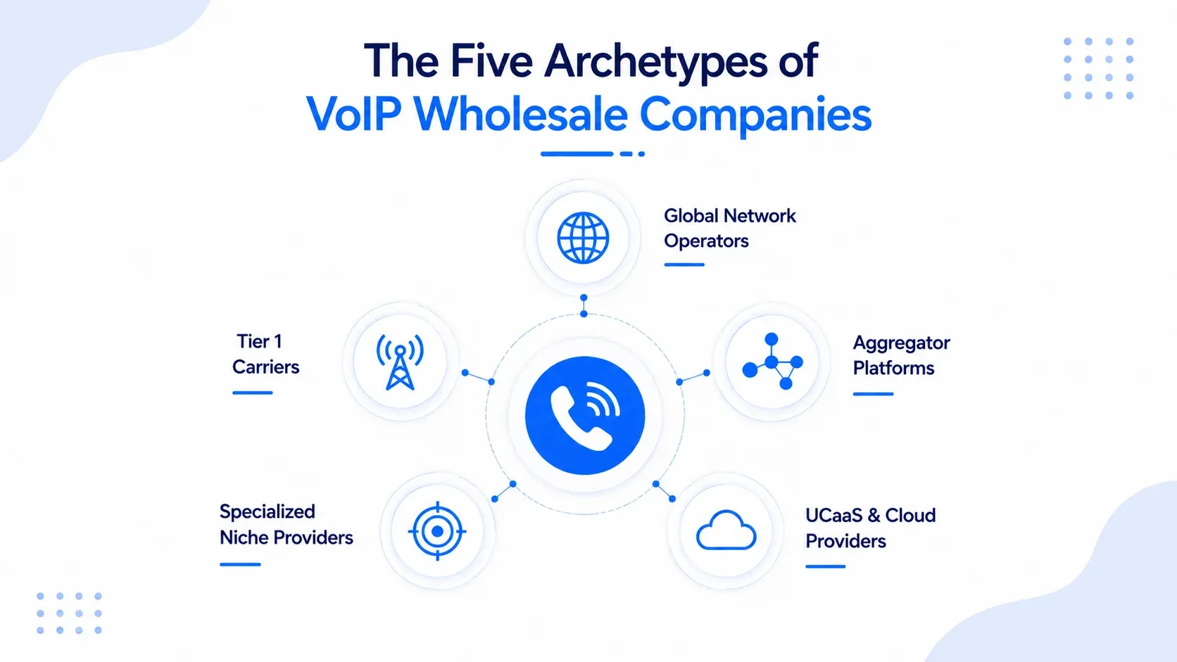 The five archetypes of VoIP wholesale companies