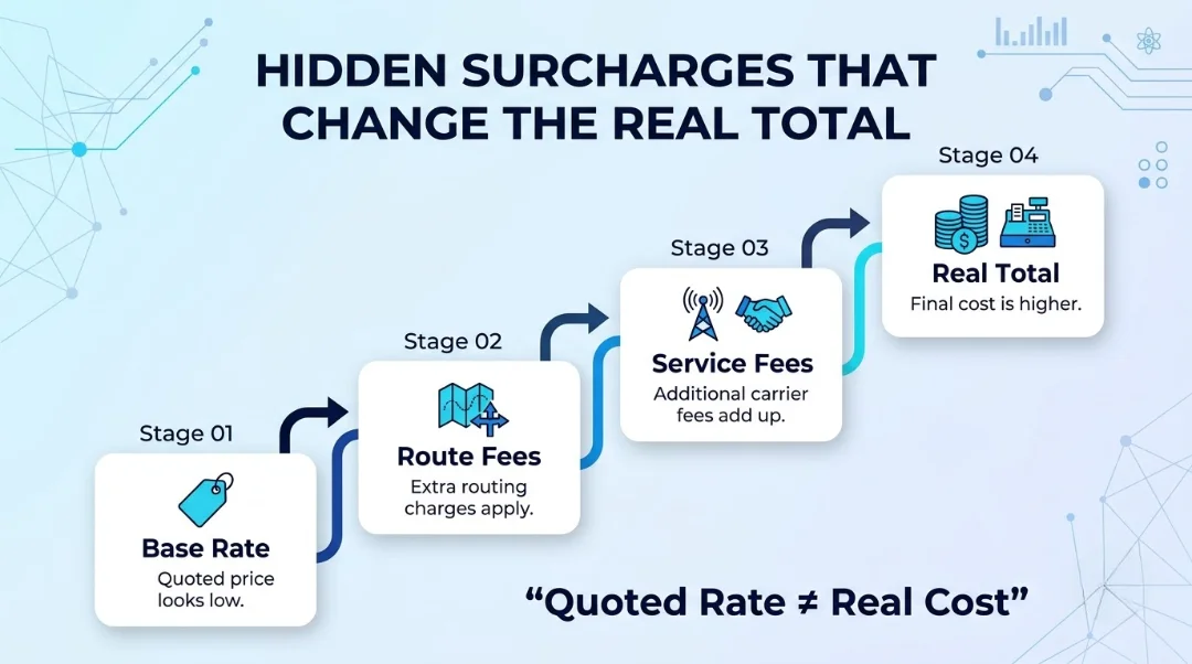 Hidden Surcharges That Change the Real Total