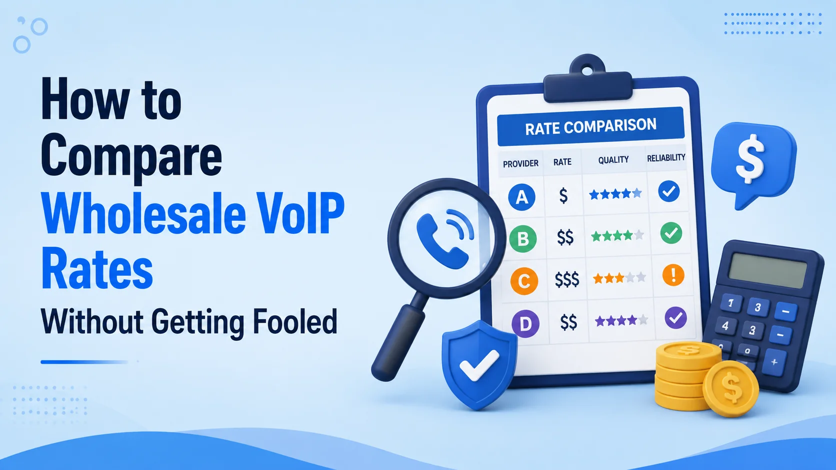 How to Compare Wholesale VoIP Rates Without Getting Fooled