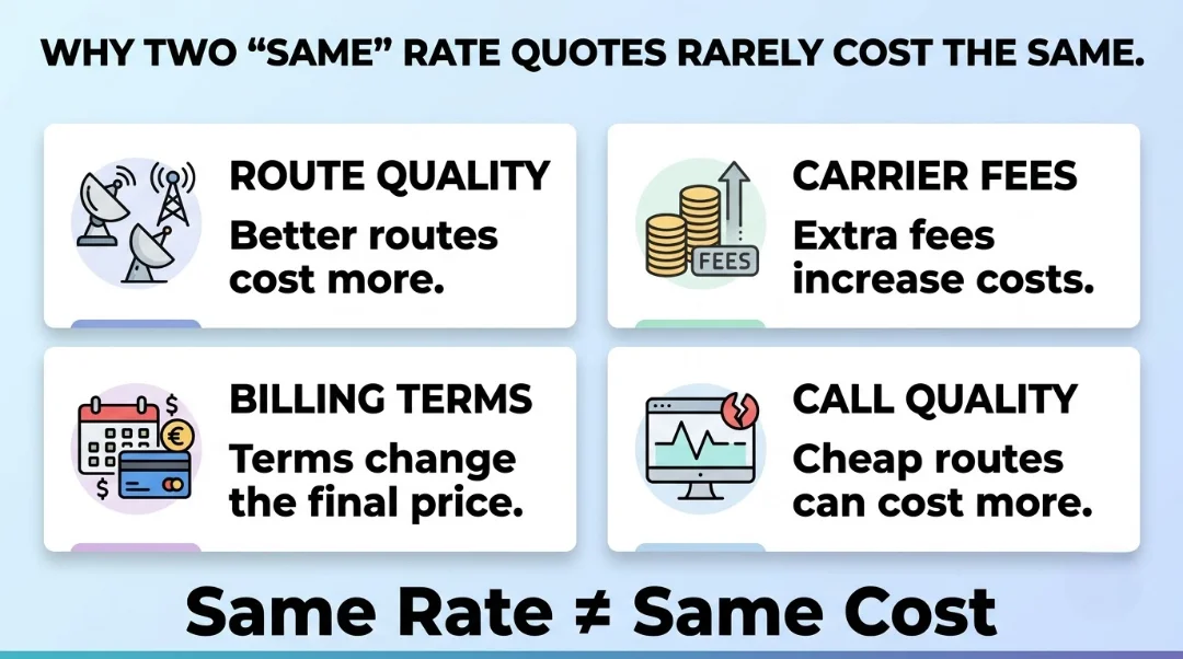 Why Two "Same" Rate Quotes Rarely Cost the Same