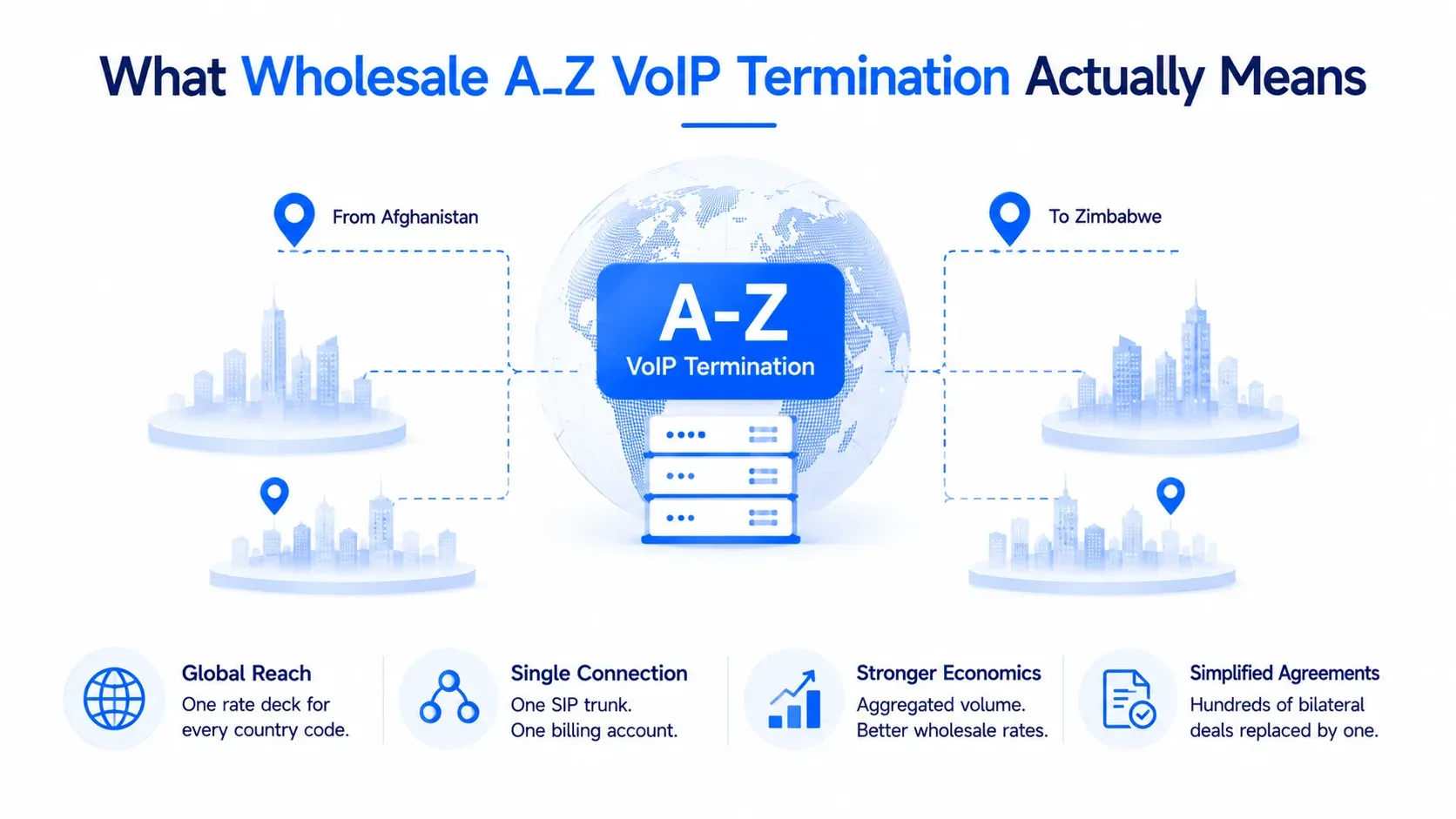 What wholesale A-Z VoIP termination actually means