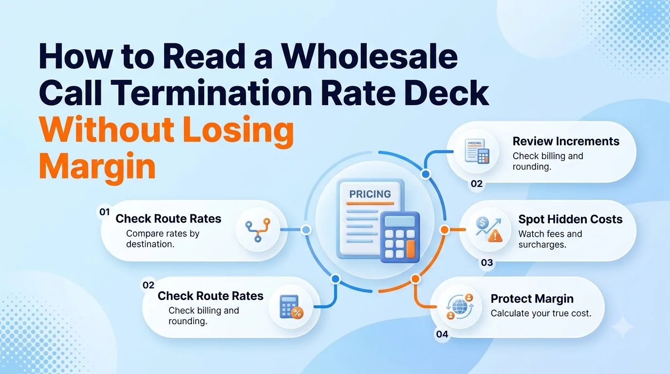 How to Read a Wholesale Call Termination Rate Deck Without Losing Margin