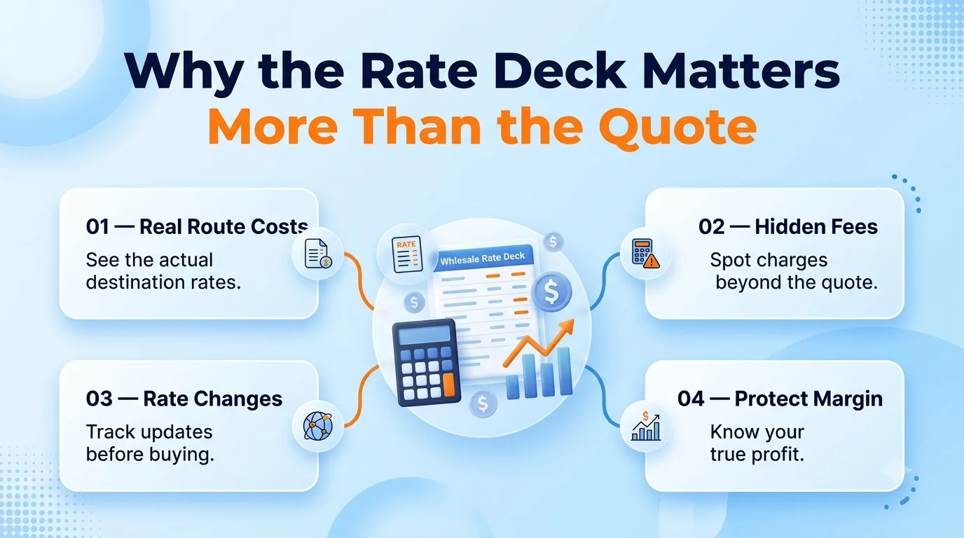 Why the Rate Deck Matters More Than the Quote