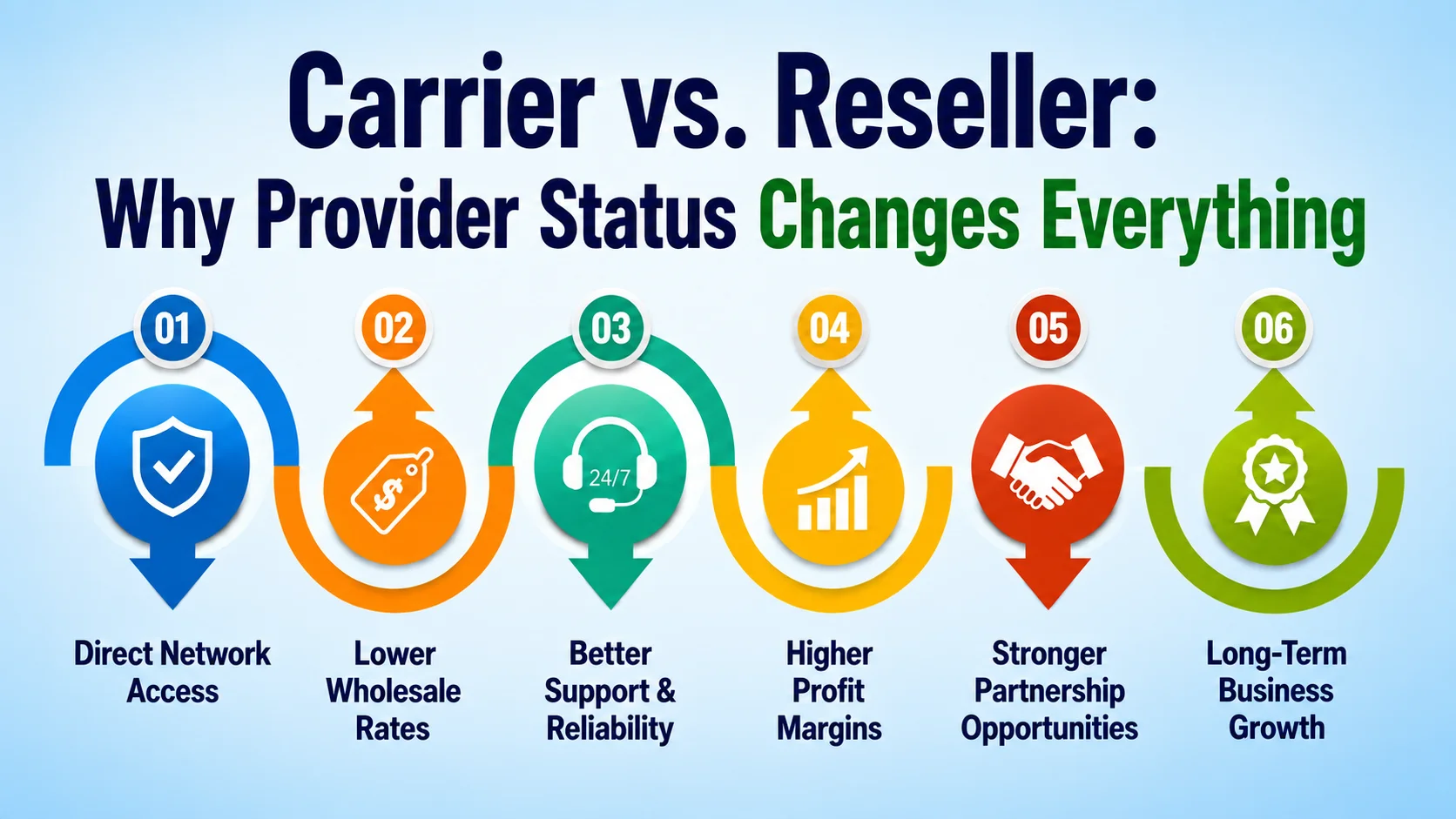 Carrier vs. Reseller: Why Provider Status Changes Everything