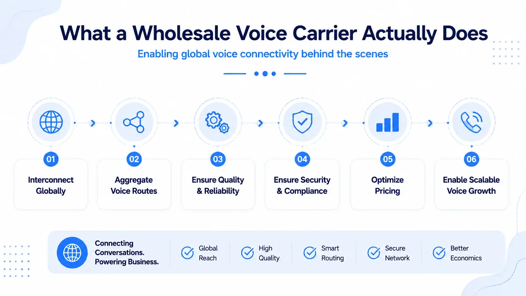 What a wholesale voice carrier actually does