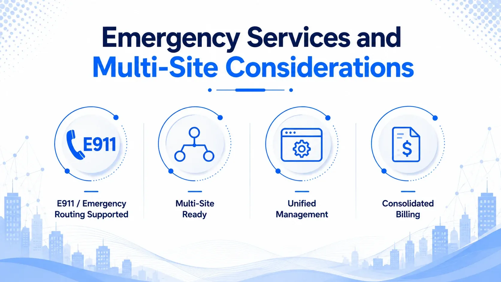 Emergency Services and Multi-Site Considerations