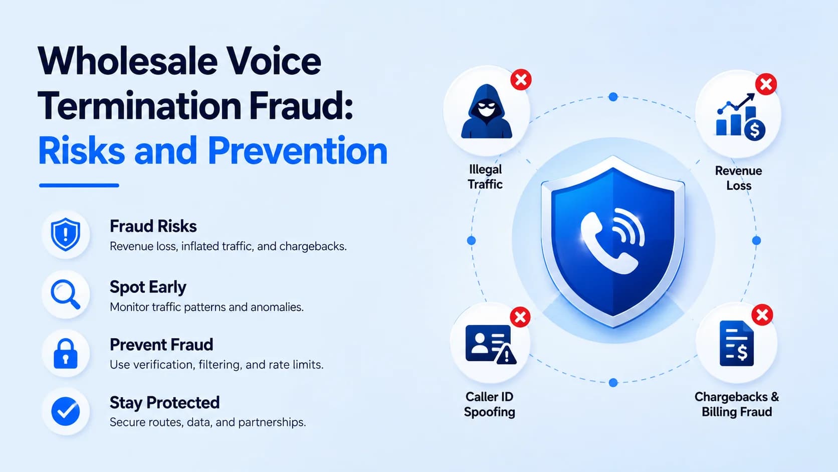 Wholesale Voice Termination Fraud: Risks and Prevention