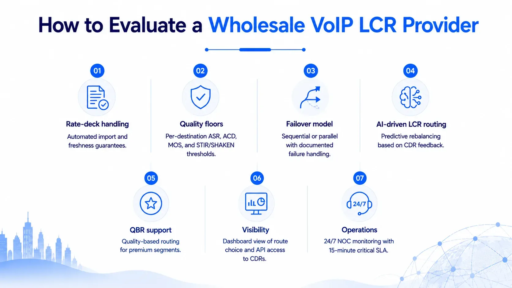 How to evaluate a wholesale VoIP LCR provider