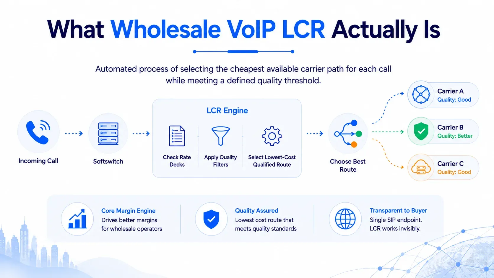 What wholesale VoIP LCR actually is