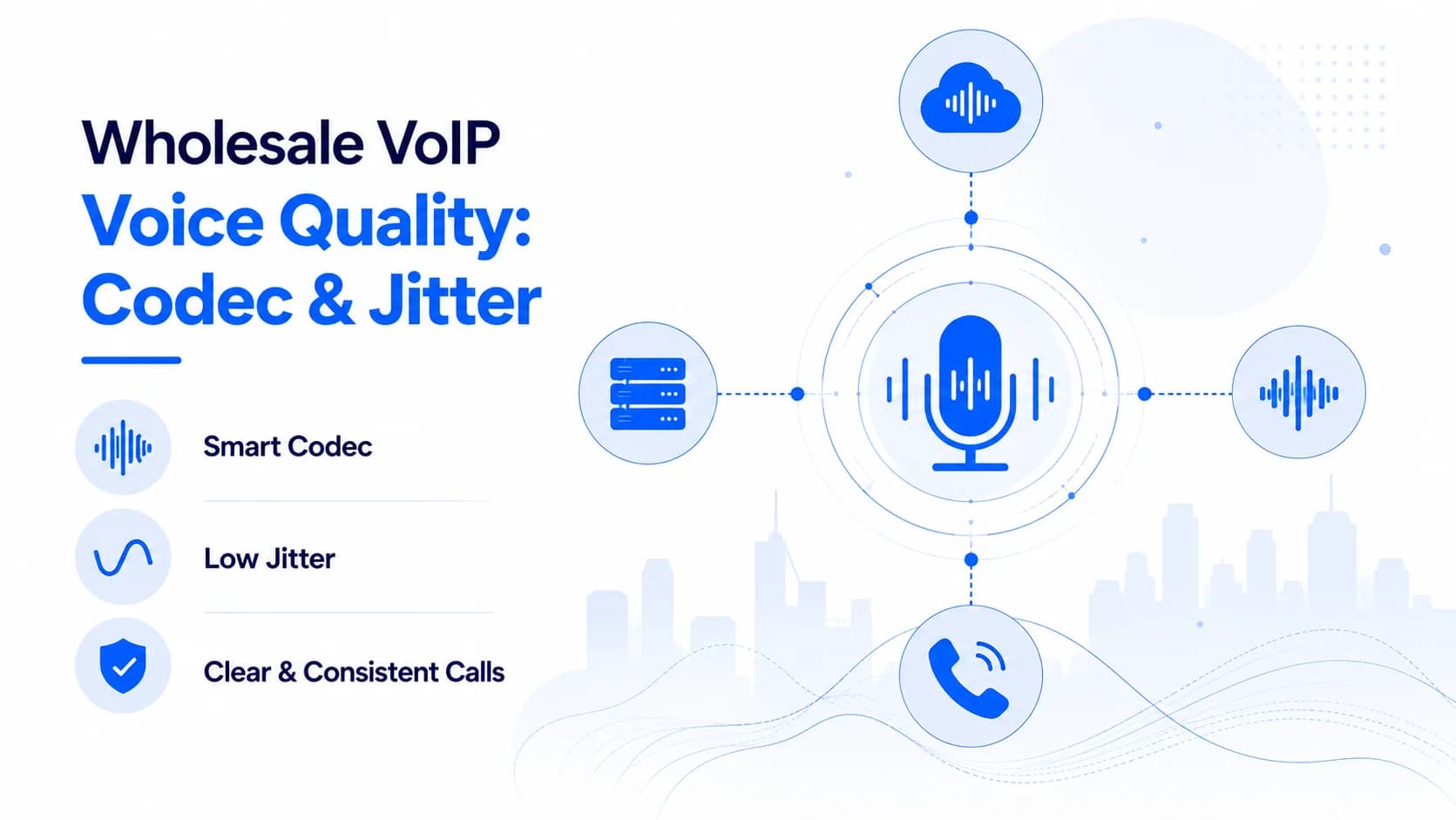 Wholesale VoIP Voice Quality: Codec & Jitter