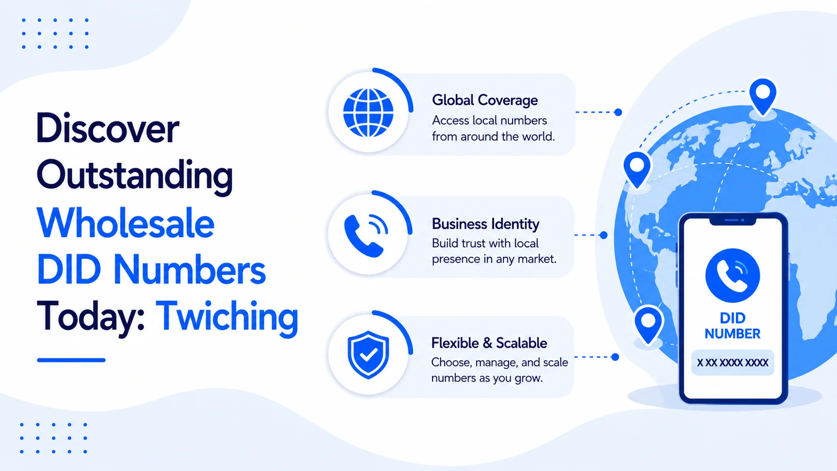 Discover Outstanding Wholesale DID Numbers Today: Twiching