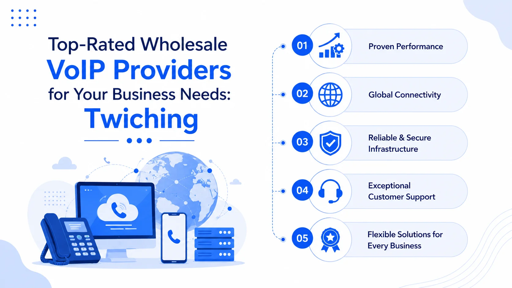 Top-Rated Wholesale VoIP Providers for Your Business Needs: Twiching