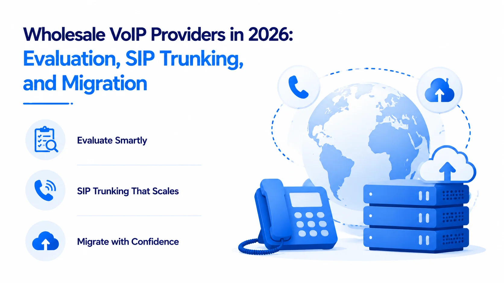 Wholesale VoIP Providers in 2026: Evaluation, SIP Trunking, and Migration