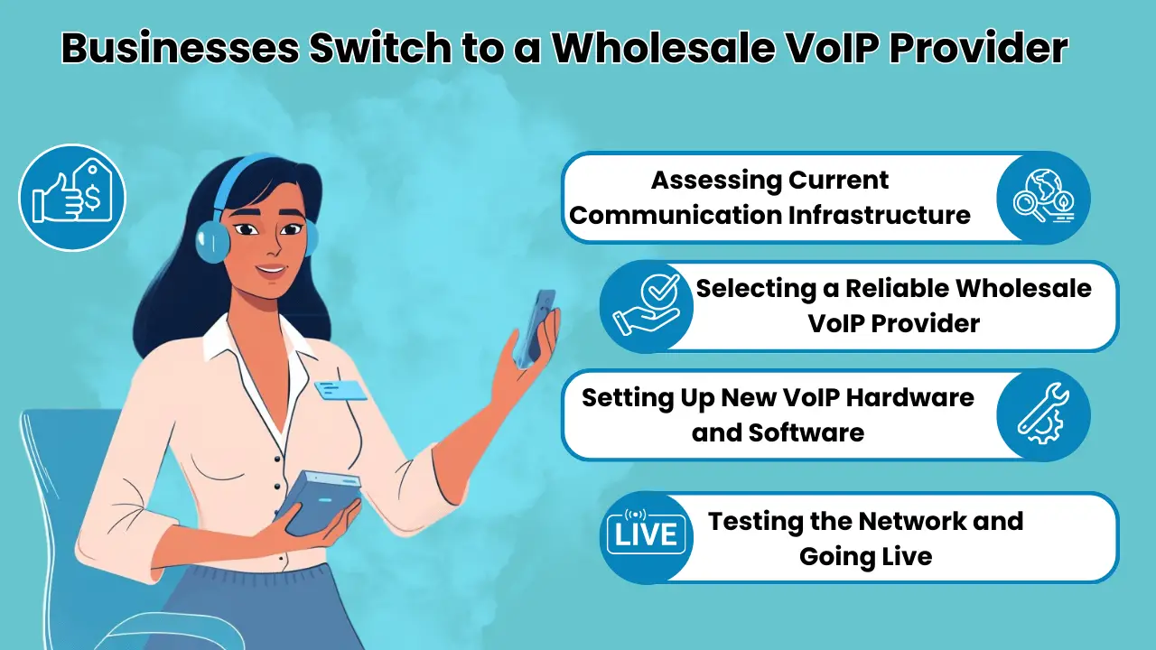 How Can Businesses Switch to a Wholesale VoIP Provider?