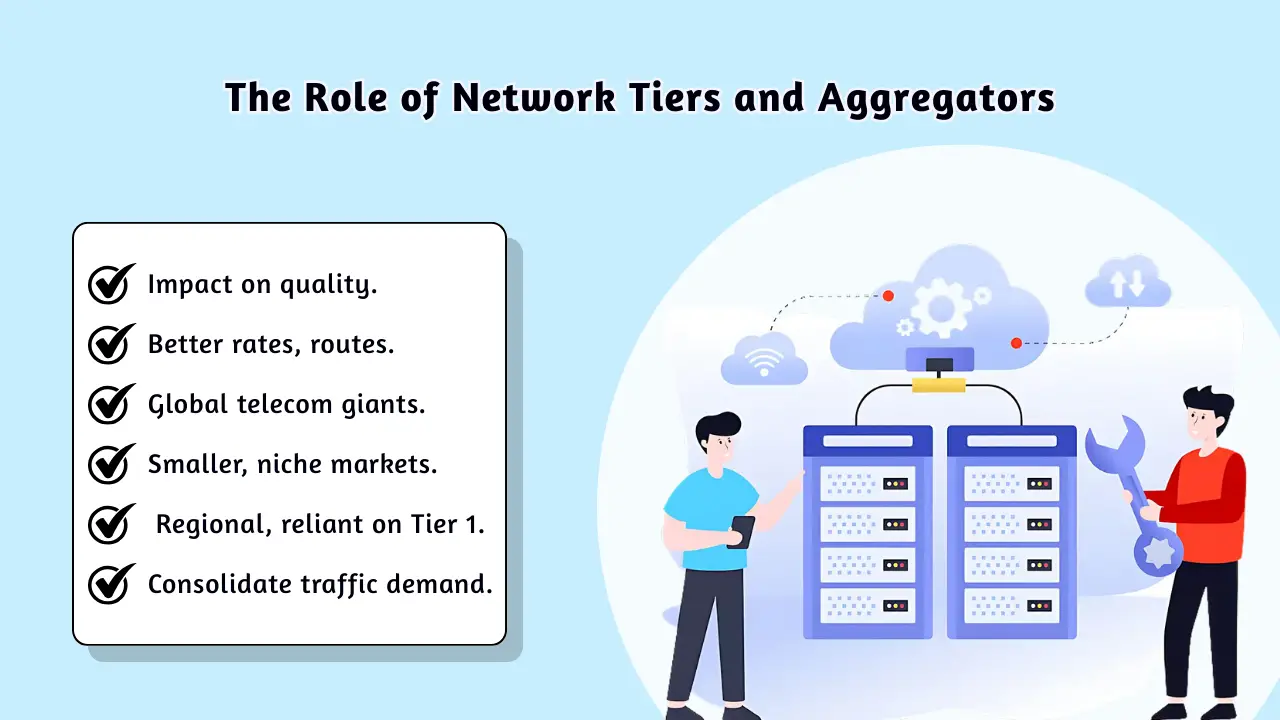 The Role of Network Tiers and Aggregators